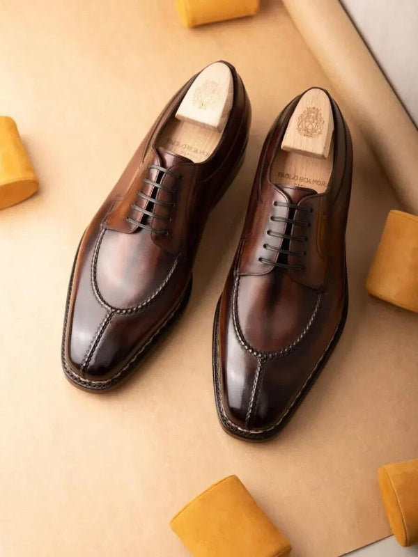 Bespoke Handmade Dress Shoes, Genuine Cowhide Handmade Men's Leather Shoes