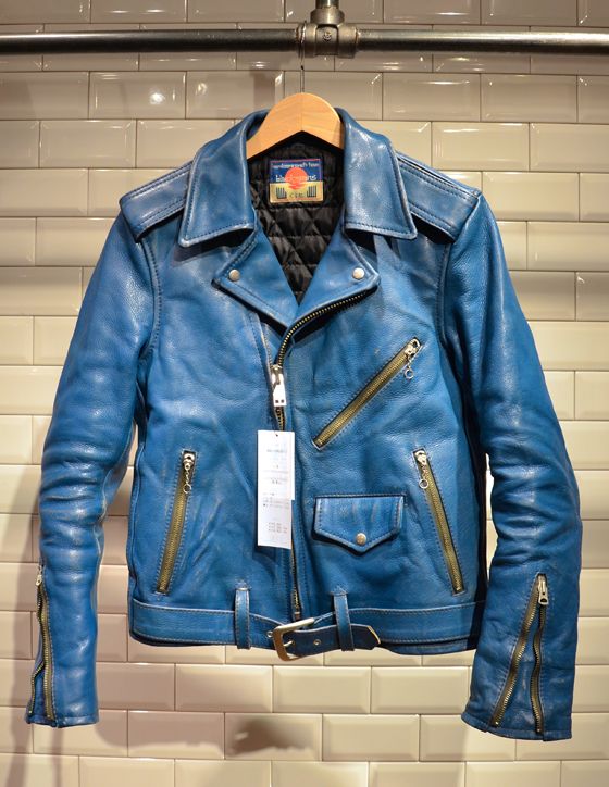 Bespoke Men's Handmade Blue Color Leather Zipper Buttons Dress Fashion Wear Jackets Men