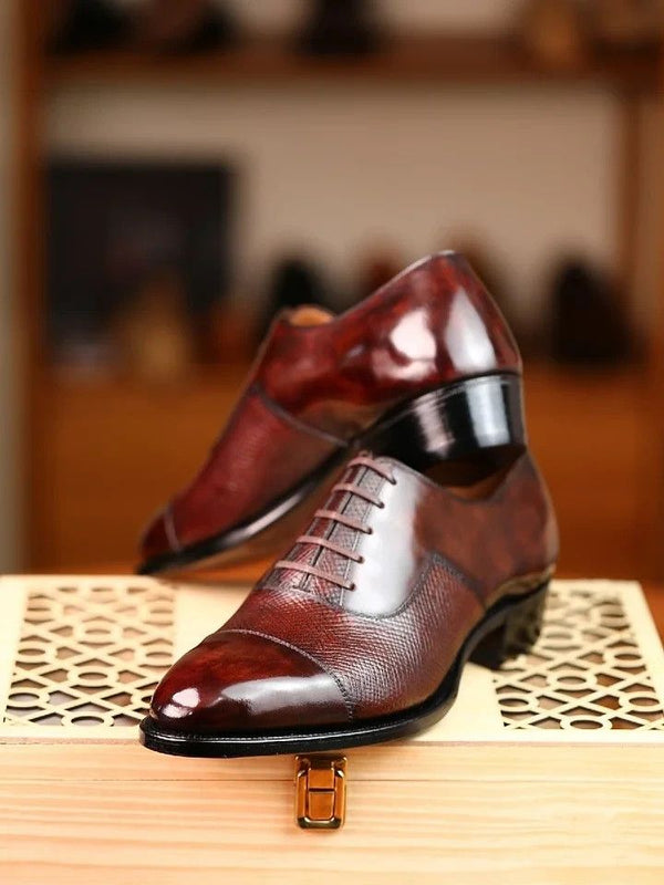 Bespoke Men's Genuine Leather Business Style Formal Shoes Oxford Shoes For Office Use