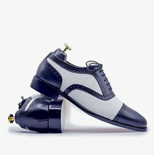 Bespoke Handcrafted Dress Shoe Premium Quality Leather Oxford Shoes For Weddings