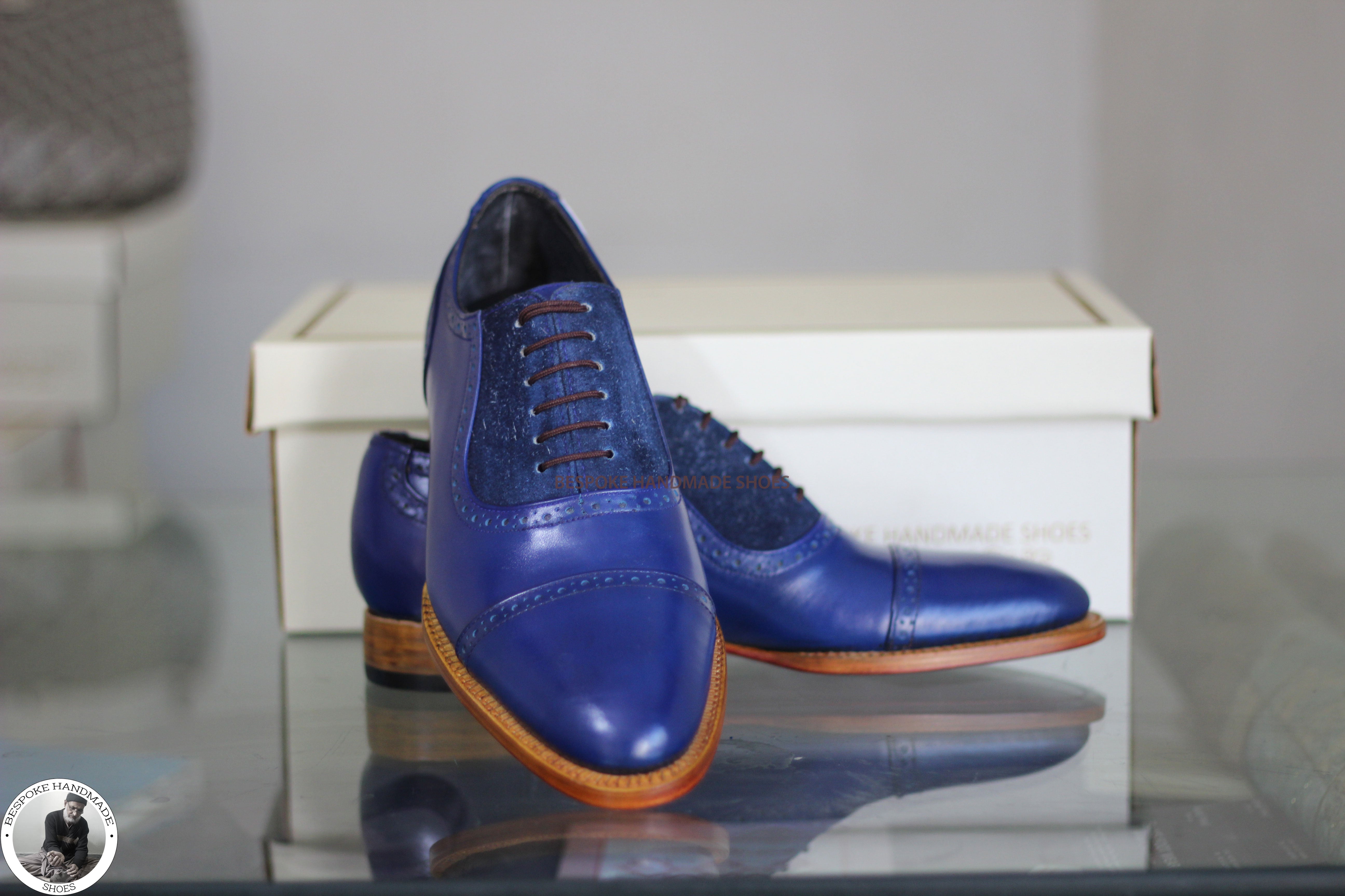 Wingtip Toe Cap Lace up Formal Shoe