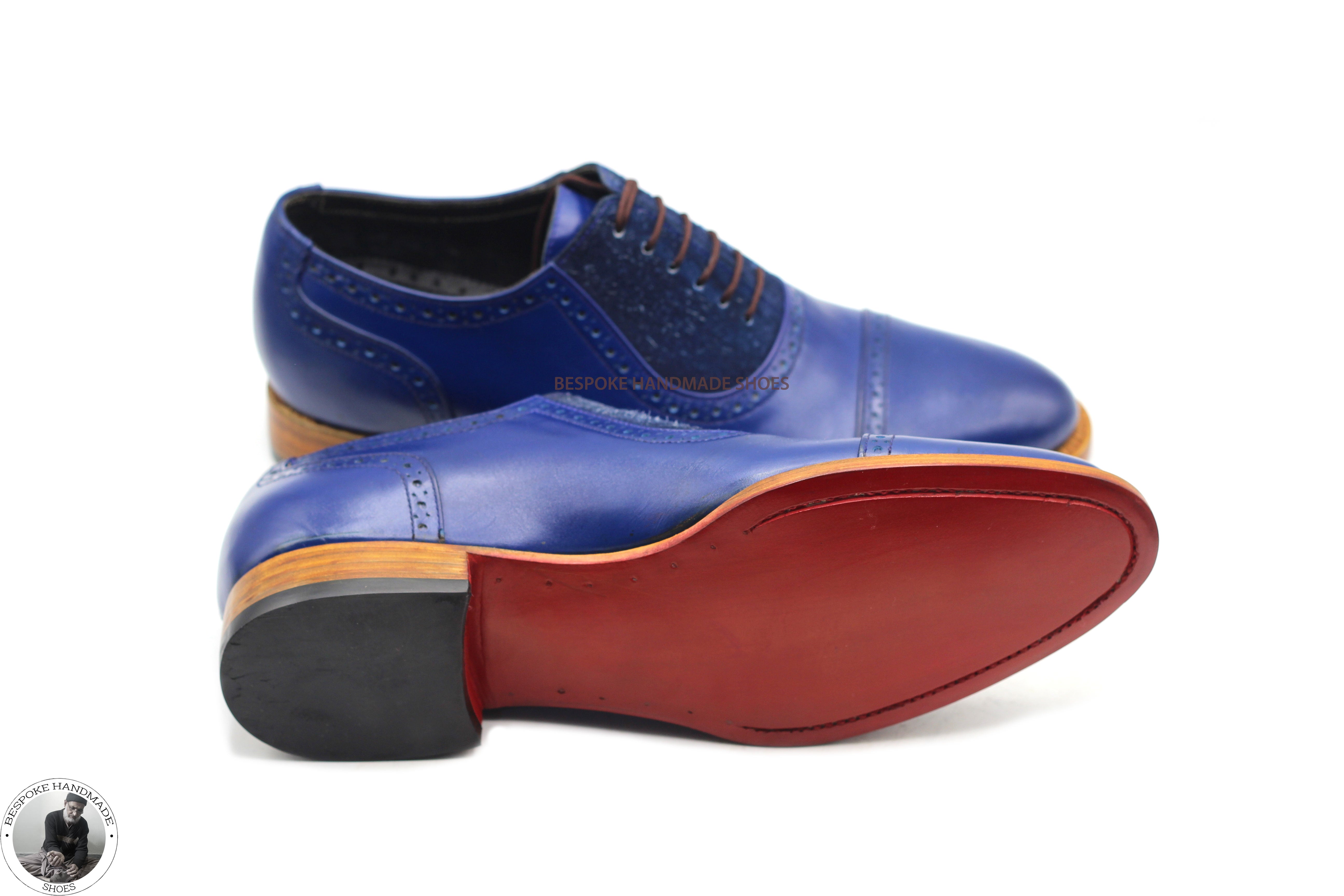 Wingtip Toe Cap Lace up Formal Shoe