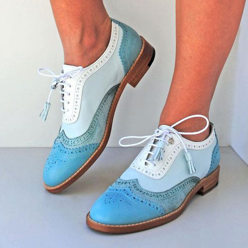 Oxford Wingtip Lace up Dress Shoe