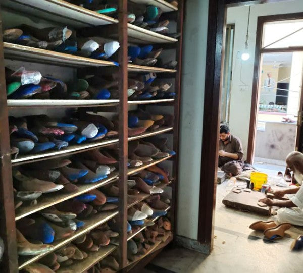 Two Tone Leather Button Ankle Dress Boot